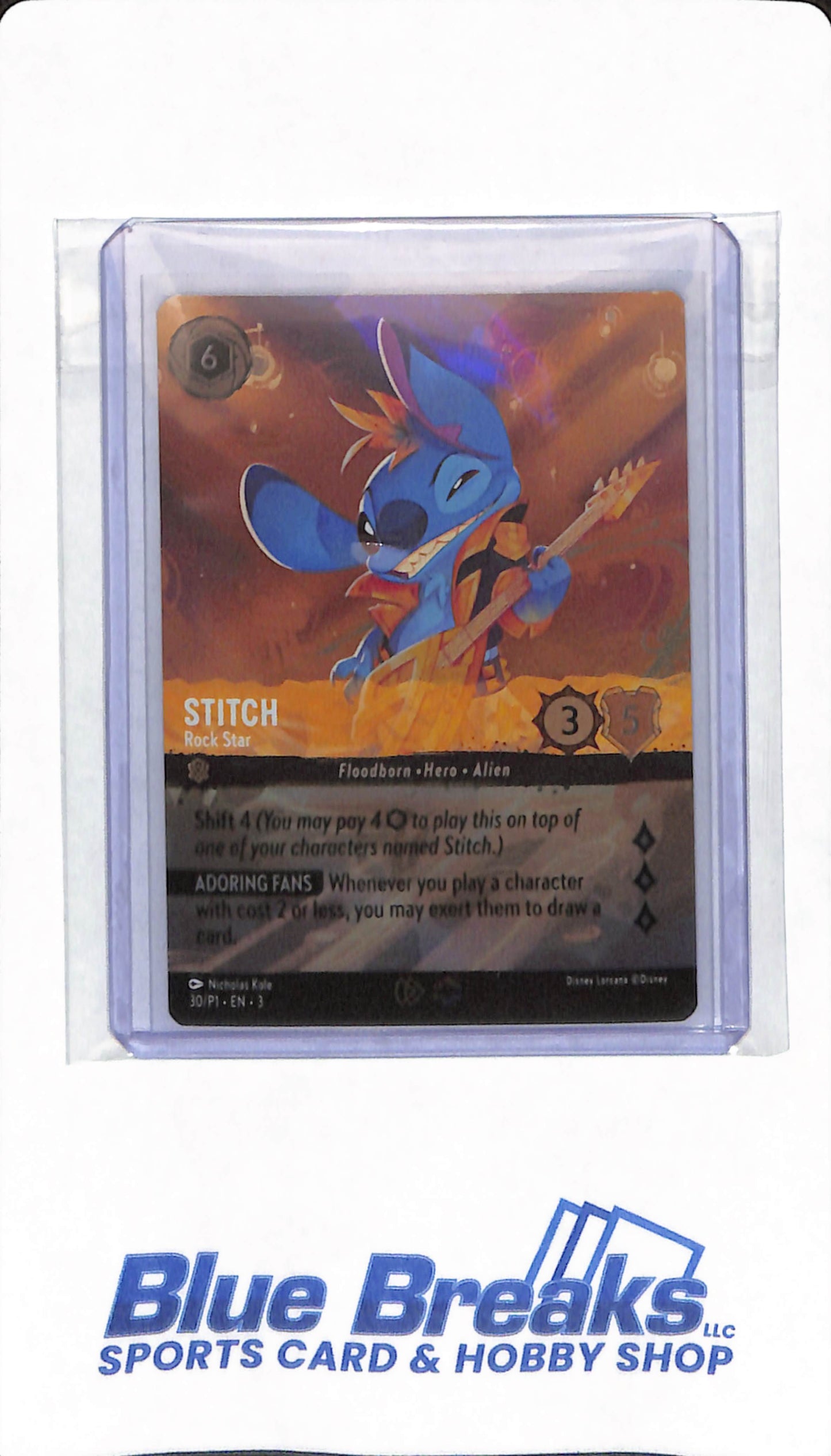 2024 Disney Lorcana - Stitch Promo Card - #30/P1 - Enchanted