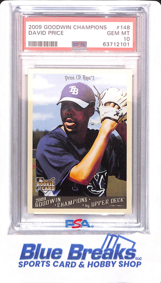 2009 Goodwin Champions - David Price - # 148 - Tampa Bay Rays - Baseball - PSA 10