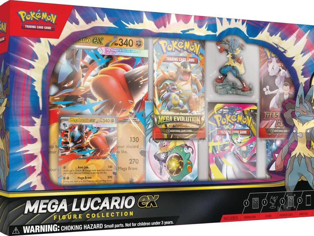 Pokemon - Mega Luccario ex Figure Collection - Sealed Wax