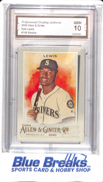 2020 Allen & Ginter - Kyle Lewis - #159 - PGA 10 - Seattle Mariners - Baseball