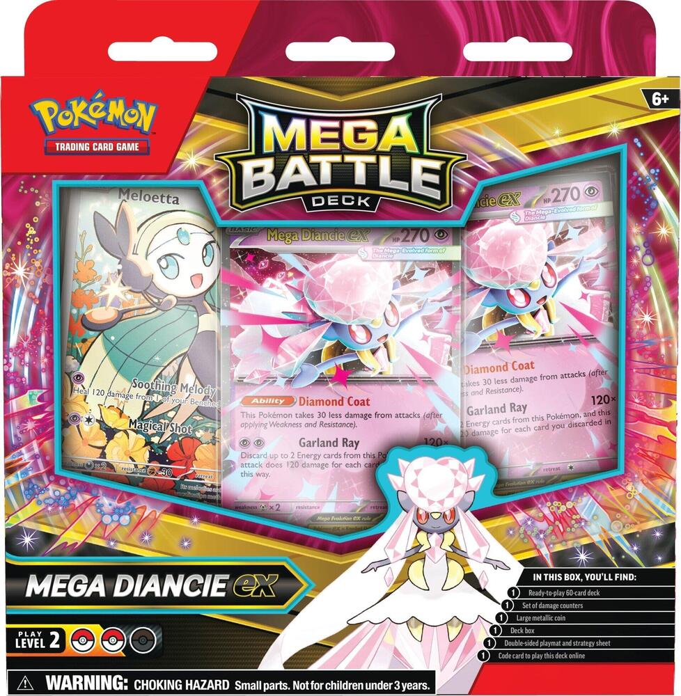 Pokemon Mega Battle Deck - Mega Diancie ex - Sealed Wax