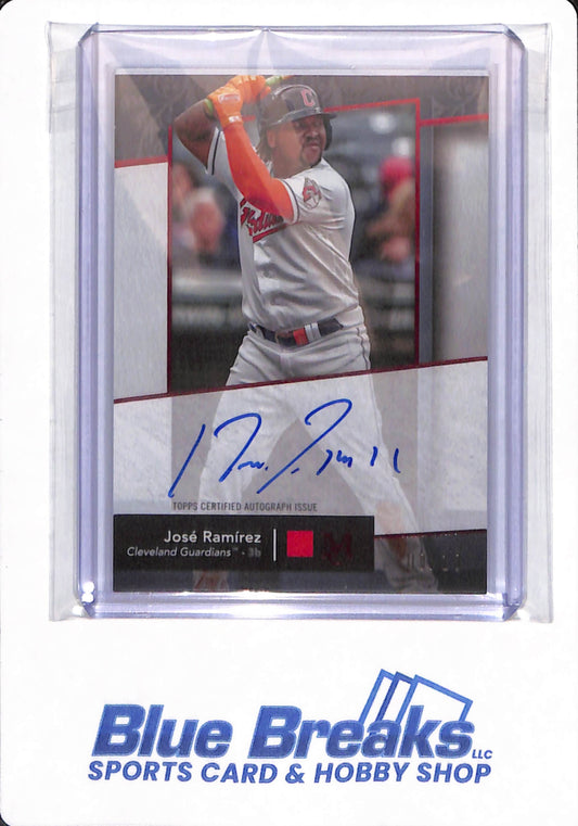 2024 Topps Museum Collection - Jose Ramirez - # AA-JRA - Cleveland Guardians - Baseball - Autographed - 03/10