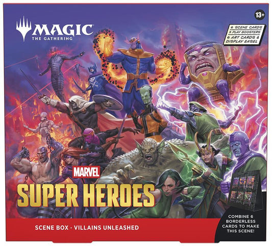 Magic the Gathering [MTG] - Marvel Super Heroes Scene Box - Villains Unleashed  - Marvel Super Heroes - Sealed Wax
