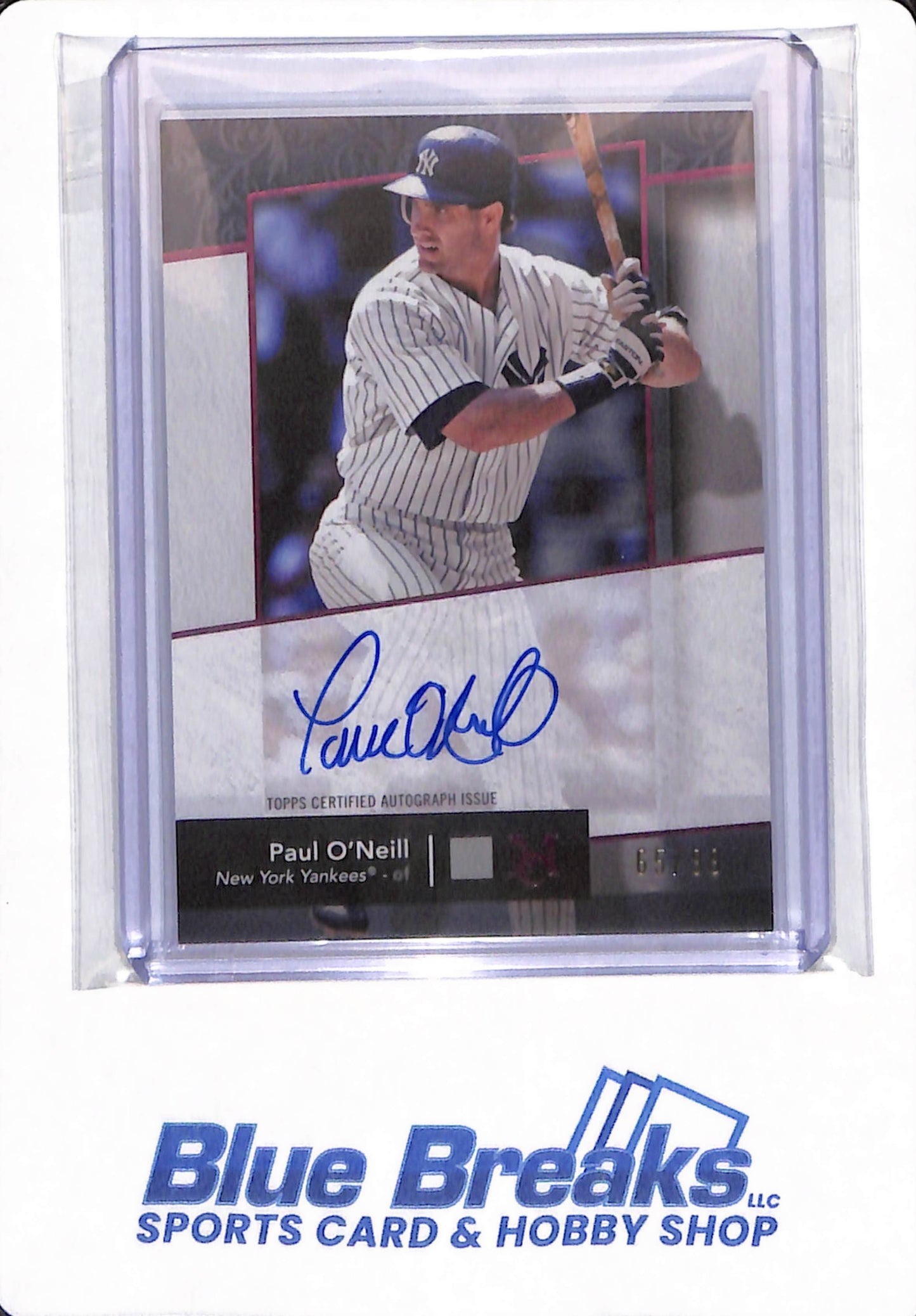 2024 Topps Museum Collection - Paul O'Neill - # AA-PO - New York Yankees - Baseball - Autographed - 65/99