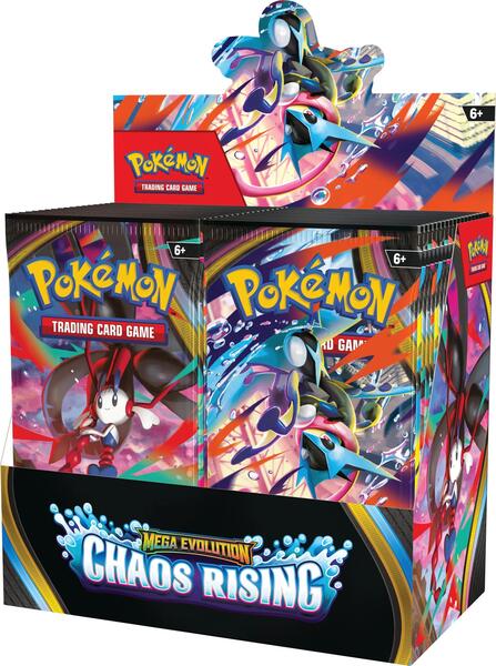 Pokemon Mega Evolution Chaos Rising Booster Box - Sealed Wax