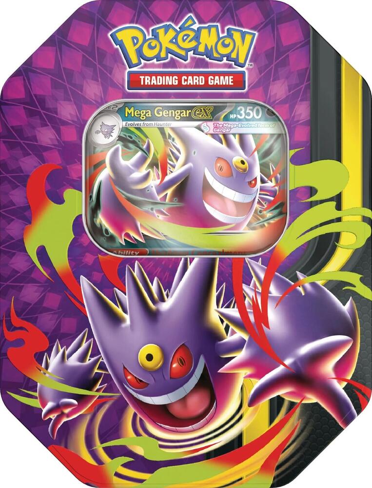 Pokemon - Mega Moonlit Tin - Mega Gengar - Sealed Wax