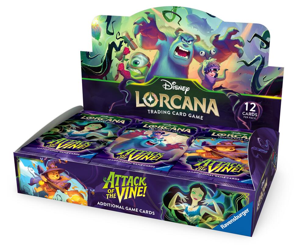 Disney Lorcana Attack of the Vine Booster Box - Sealed Wax