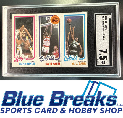 1980 Topps Norm Nixon Elvin Hayes M.L. Carr #35 141 242 SGC 7.5