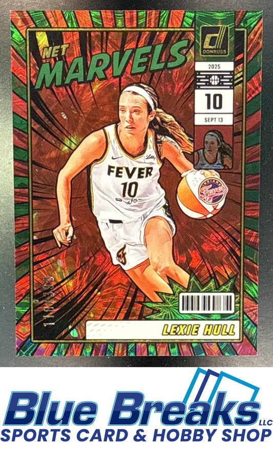 2025 Panini Donruss WNBA Lexie Hull #10 My House Green Fireworks 118/399 Indiana Fever