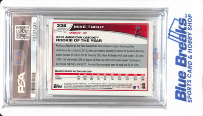 2013 Topps - Mike Trout - #338 - PSA 8 - Los Angeles Angels - Baseball