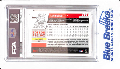 2006 Topps - Josh Beckett - # 135 - PSA 10 - Baseball - Boston Red Sox