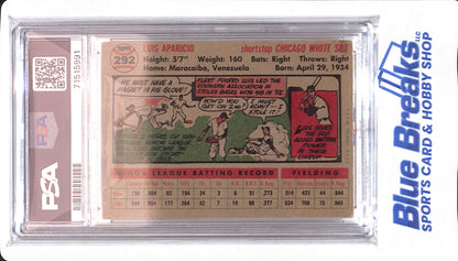 1956 Topps - Luis Aparicio - # 292 - Chicago White Sox - PSA 2 - Baseball