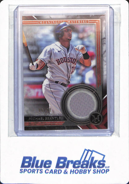 2022 Topps Museum Collection - Michael Brantley - #MMR2-MBR - Houston Astros - Baseball - Relic - 06/50