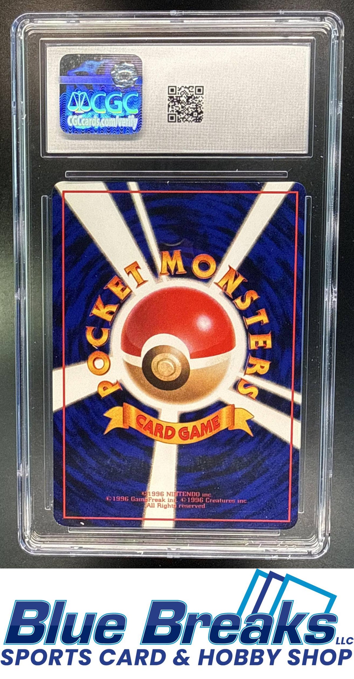 1998 Pokemon Japanese Vending Series 3 Horsea #116 CGC 9.5