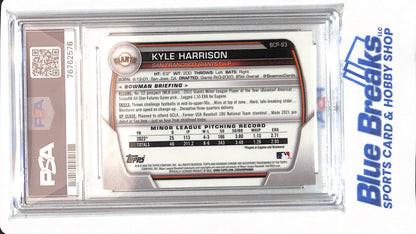 2023 Bowman - Kyle Harrison - # BCP93 - San Francisco Giants - Baseball - Chrome Prospects