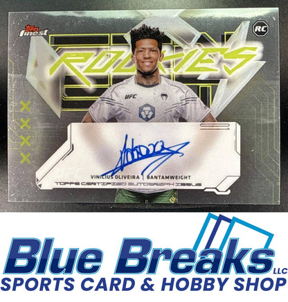 2025 Topps UFC Finest RC Auto Vinicius Oliveira [RC] #FRA-VO