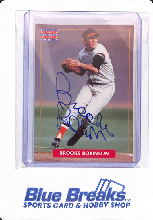 1995 Legends Autographs - Brooks Robinson - Autographed