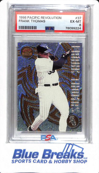 1998 Pacific Revolution - Frank Thomas - #37 - PSA 6 - Chicago White Sox - Baseball