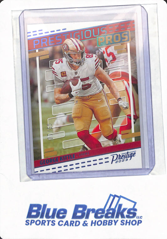 2023 Panini Prestige - George Kittle - # PP-17 - San Francisco 49ers - Football - Prestige Pros - 09/10