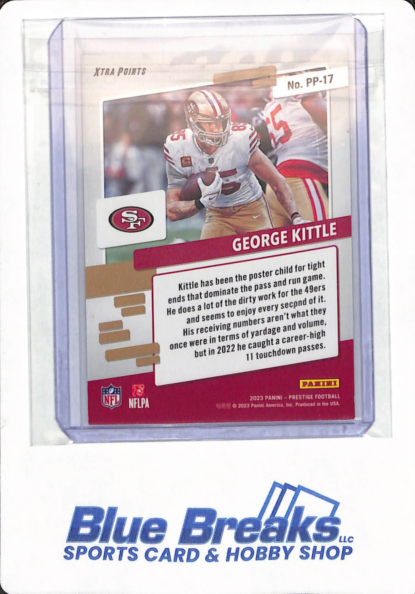 2023 Panini Prestige - George Kittle - # PP-17 - San Francisco 49ers - Football - Prestige Pros - 09/10