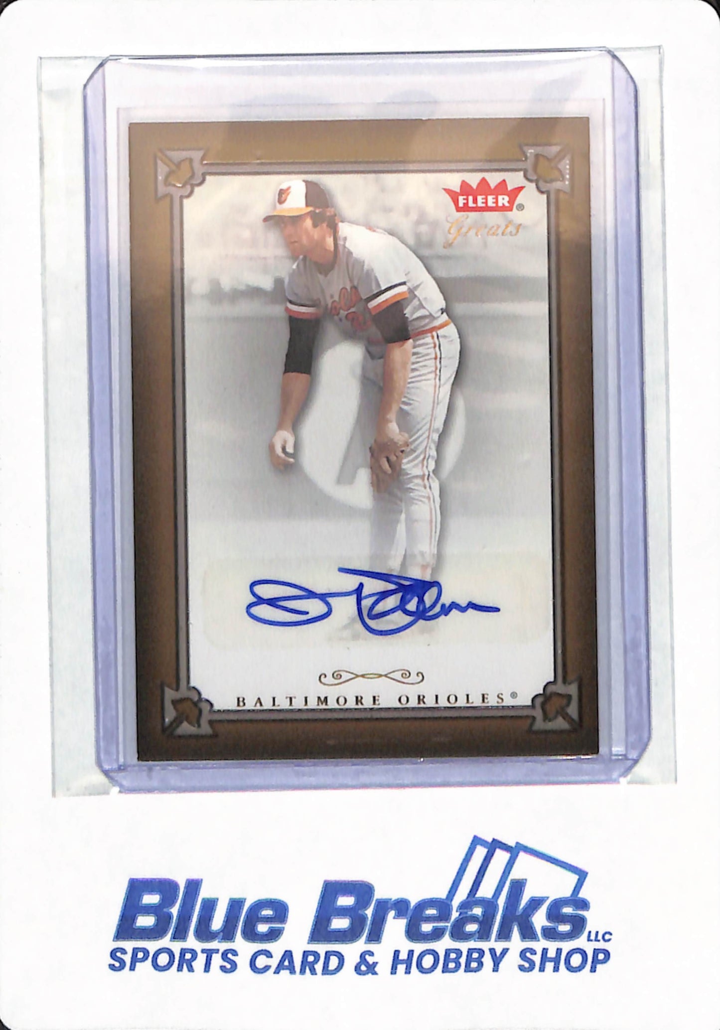 2004 Fleer Greats - Jim Palmer - # GBA-JP - Baltimore Orioles - Baseball - Autographed