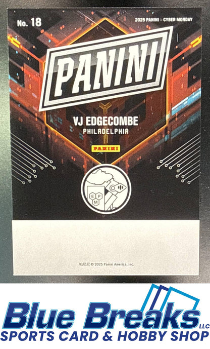 2025 Panini Cyber Monday VJ Edgecombe 142/199 #18 Philadelphia 76ers