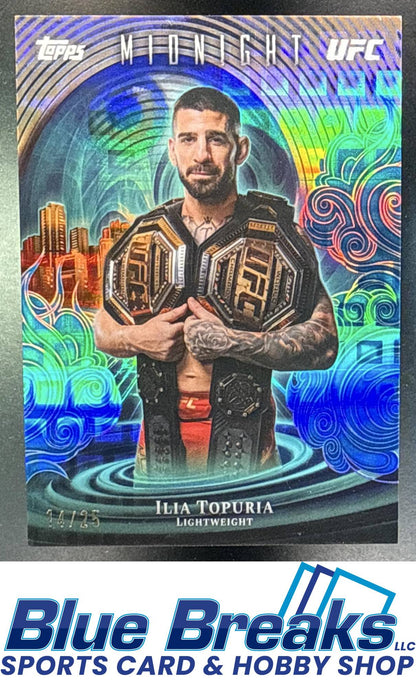 2026 Topps Midnight UFC Insomnia Moonrise Ilia Topuria 14/25 #IN-1