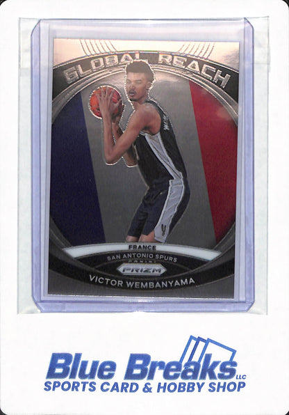 2023-24 Panini Prizm Basketball - Victor Wembanyama - #2 - San Antonio Spurs - Basketball - Global Reach