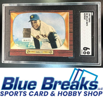 1997 Topps Willie Mays Commemorative Reprints [RC] #6 SGC 6 San Francisco Giants