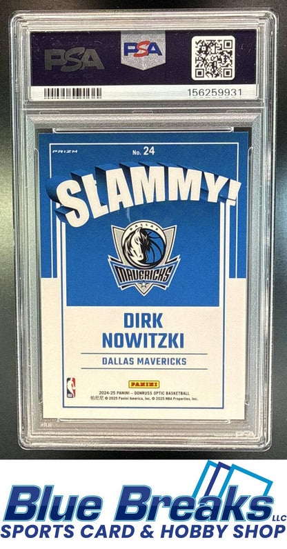 2024 Panini Donruss Optic Dirk Nowitzki #24 Slammy! PSA 10 Dallas Mavericks