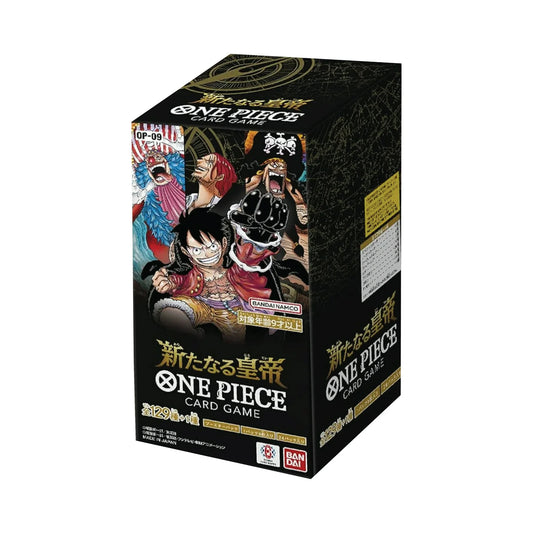 Bandai OP-09 One Piece The New Emperor Card Game Booster Box - 6 Cards per Pack - 24 Packs