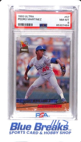 1993 Ultra Pedro Martinez - #57 - PSA 8 - Los Angeles Dodgers - Baseball