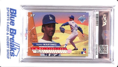 1993 Ultra Pedro Martinez - #57 - PSA 8 - Los Angeles Dodgers - Baseball