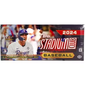 2024 Topps Stadium Club Baseball Hobby Box - Sealed Wax