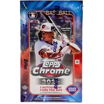 2024 Topps Chrome Update Series Baseball Hobby Box - Sealed Wax