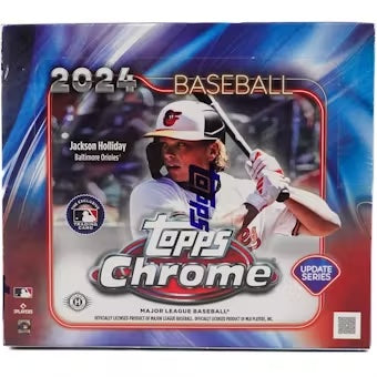 2024 Topps Chrome Update Series Baseball Hobby Jumbo Box - Sealed Wax