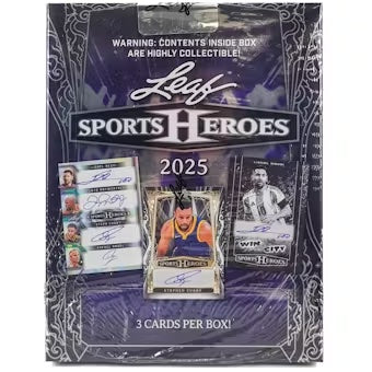 2025 Leaf Metal Sports Heroes Hobby Box - Sealed Wax