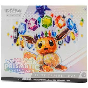 Pokemon - Scarlet & Violet: Prismatic Evolutions - Elite Trainer Box - Sealed Wax