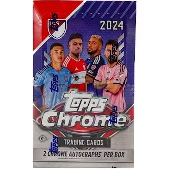 2024 Topps MLS Major League Soccer Chrome Hobby Box - Sealed Wax