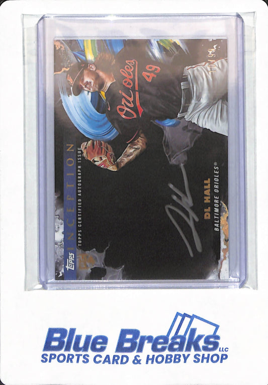 2023 Topps Inception - DL Hall - # ISS-DH - Baltimore Orioles - Baseball - Autographed - 10/99