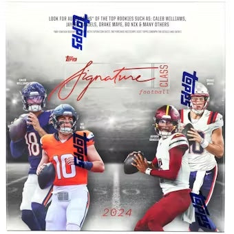 2024 Topps Signature Class Football Mega Box - Sealed Wax