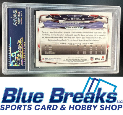 2014 Topps Chrome Odell Beckham Jr. [RC] #117 RC PSA 10 New York Giants