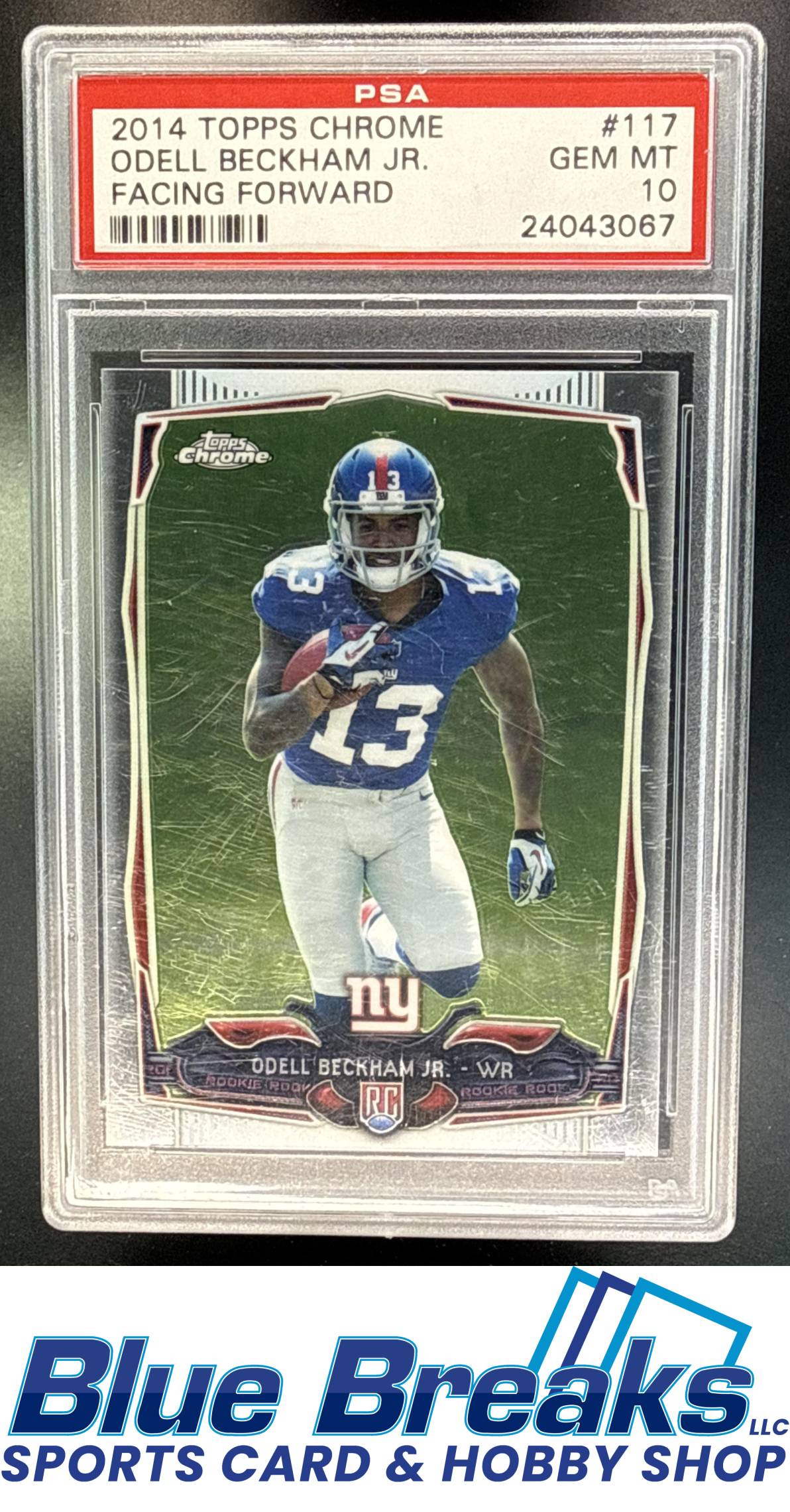 2014 Topps Chrome Odell Beckham Jr. [RC] #117 RC PSA 10 New York Giants