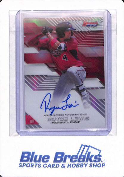 2017 Topps Bowman's Best - Royce Lewis - # B17-RL - Minnesota Twins - Baseball  - Autographed - Refractor