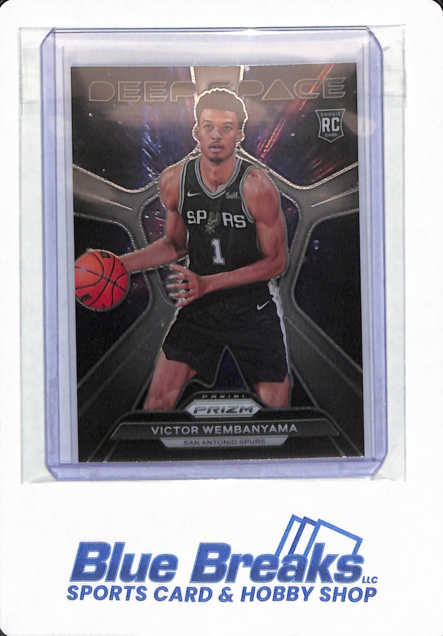 2023-24 Panini Prizm - Victor Wembanyama - #1 - San Antonio Spurs - Basketball - Deep Space