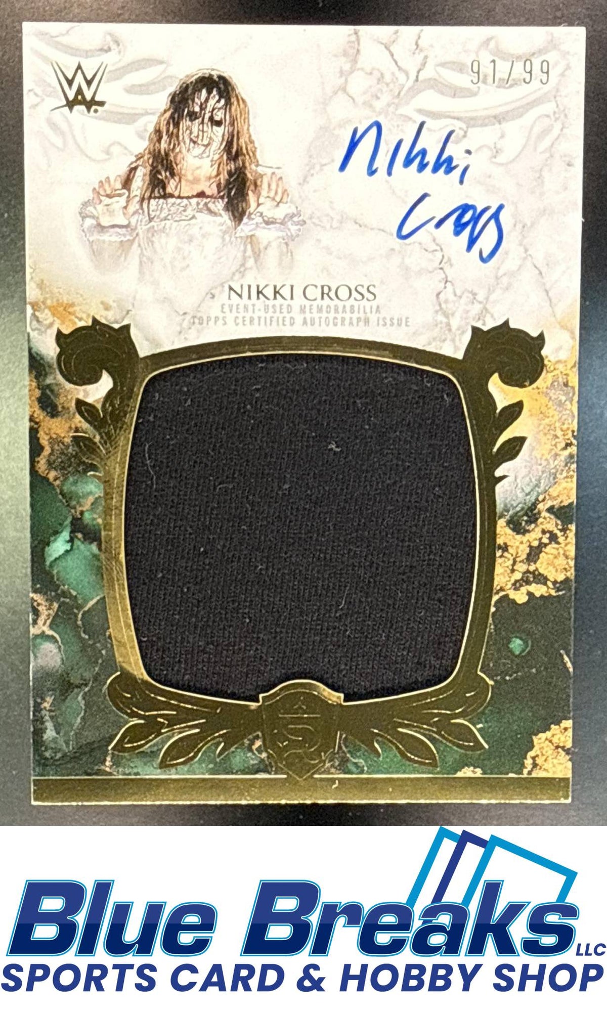 2025 Topps Royalty WWE Relic Auto Nikki Cross 91/99 #RYA-NCR