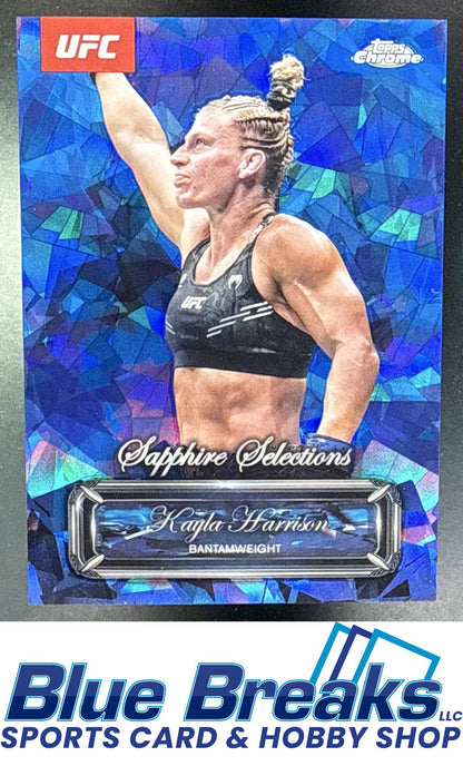 2025 Topps UFC Chrome Sapphire Selections Kayla Harrison #SEL-9a