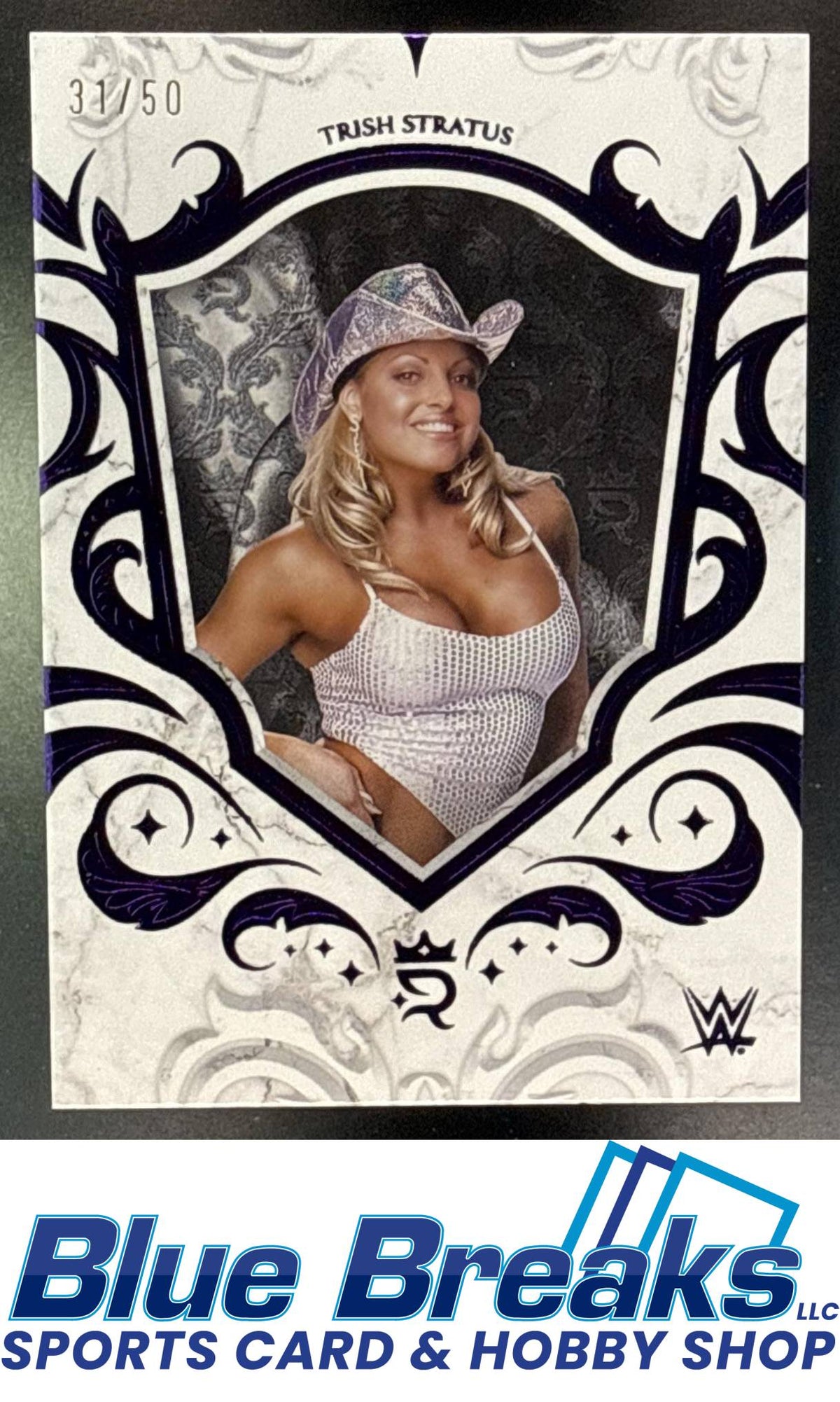 2025 Topps Royalty WWE Purple Trish Stratus 31/50 #56