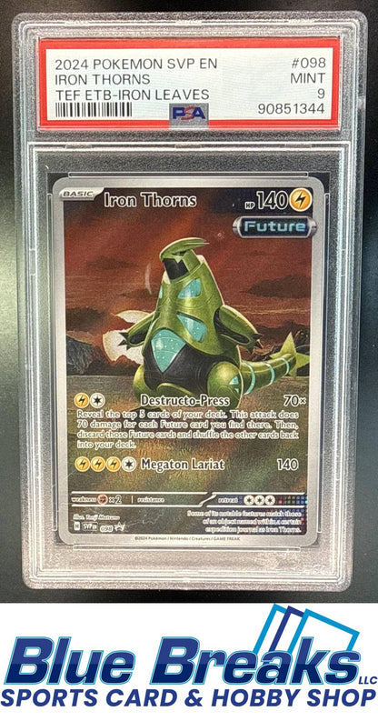 2023-25 Pokemon SV Black Star Promos Iron Thorns #098 2023 PSA 9