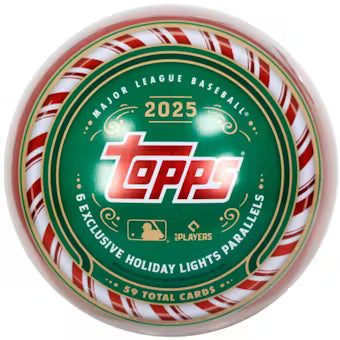 2025 Topps Holiday Baseball Tin - Sealed Wax